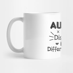 Autism It's Not A Disability It's A Different Ability Gift Mug